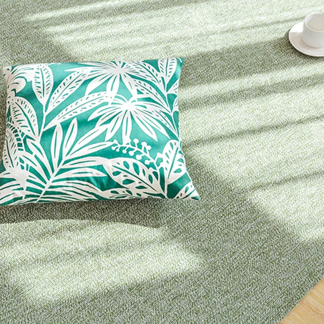 【凡尼塔】簡約素色棉麻地毯(160*230cm 編織 日式 無印風 極簡 房間 客廳 臥室 床邊 室內)