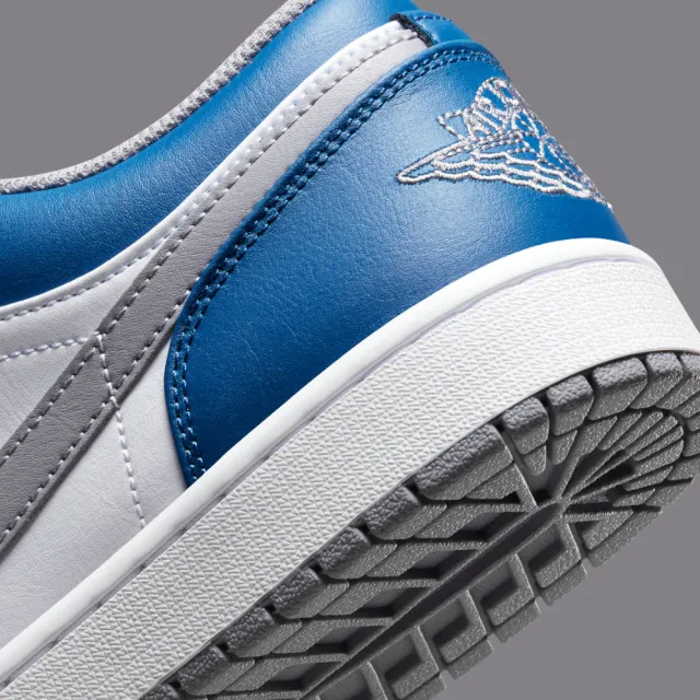 NIKE 耐吉】休閒鞋Air Jordan 1 Low True Blue 真藍白藍男鞋553558-412