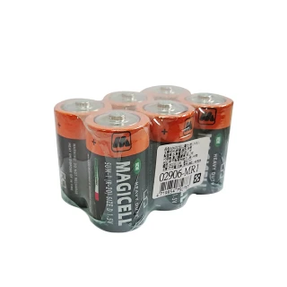 【無敵強MAGICELL】1號D碳鋅電池12入裝(R-20錳乾1.5V乾電池 黑錳 一般電池)