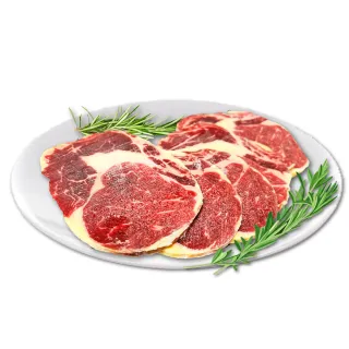 【好神】紐西蘭草飼肋眼沙朗燒烤牛排片60片組(60g/片/中秋烤肉/火鍋)
