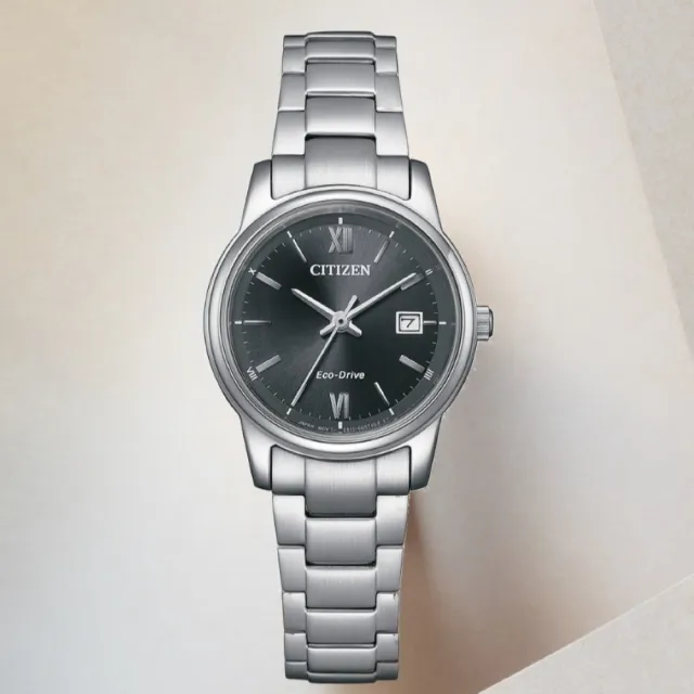 【CITIZEN 星辰】PAIR系列 光動能時尚腕錶 石英錶 27.5mm(EW2318-73E)