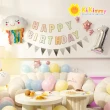 【kikimmy】DIY生日派對套組/雲朵派對(內附精緻餐盤/派對吹龍)