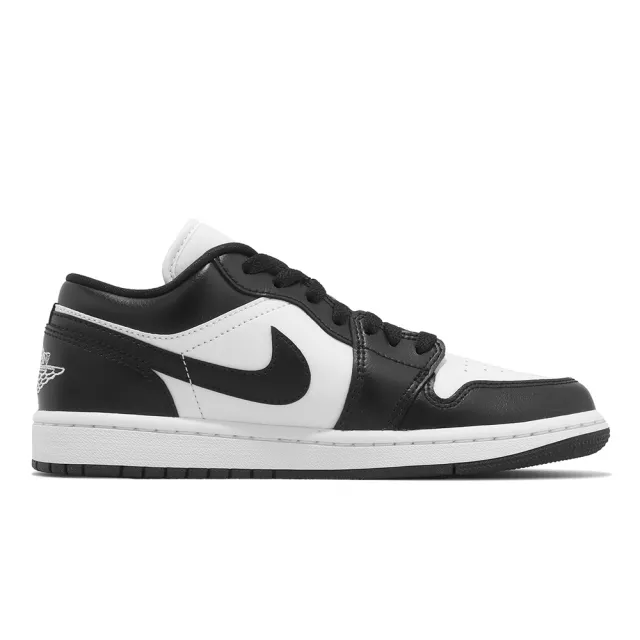 【NIKE 耐吉】Wmns Air Jordan 1 Low 女鞋 男鞋 黑 白 AJ1 熊貓 一代 喬丹 Panda(DC0774-101)