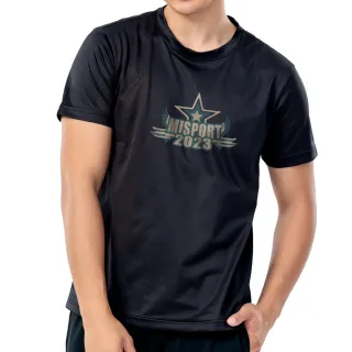 【MISPORT 運動迷】台灣製 運動上衣 T恤-星際運動迷/運動排汗衫(MIT專利呼吸排汗衣)