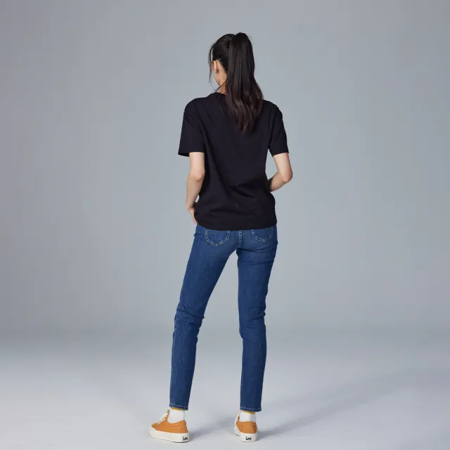 【Lee】出清品-女裝 牛仔褲 / 409 中腰合身小直筒 中藍洗水(LL220309197)