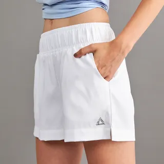 【SKY YARD】網路獨賣款-舒適透氣機能運動短褲(白色)