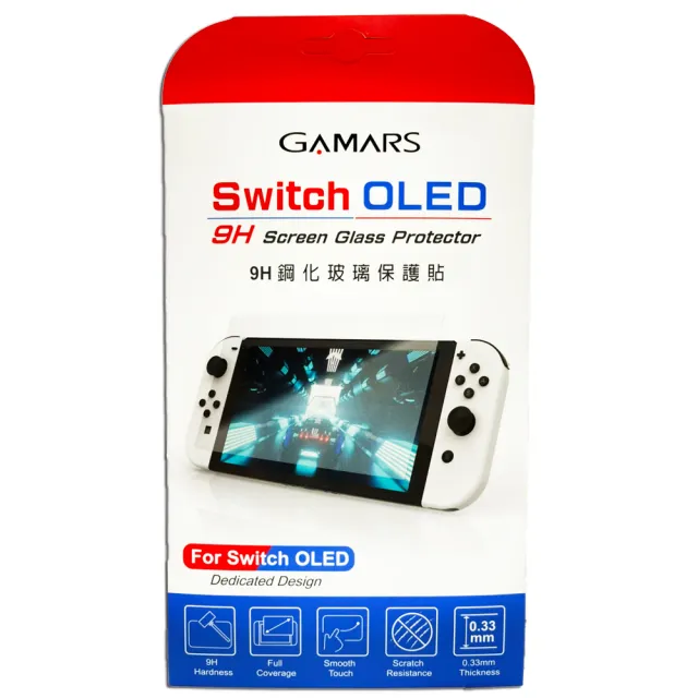 【Nintendo 任天堂】Switch OLED白色主機+《王國之淚》附《9H鋼化貼》