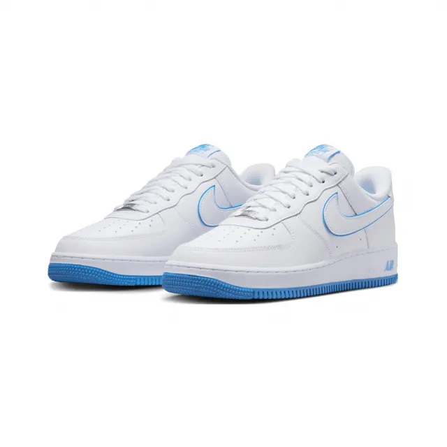 NIKE 耐吉】Nike Air Force 1 07 University Blue 滾邊天空藍北卡藍