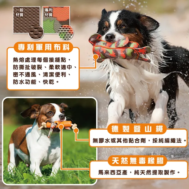 【Major Dog】浮水小布狗 狗玩具 浮水玩具 發聲玩具 互動玩具(抗憂鬱玩具 寵物玩具 無毒玩具 耐咬玩具)
