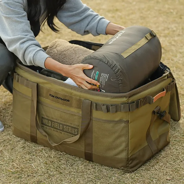 【KZM】KZM 工業風裝備收納袋100L(KZM/KAZMI/收納袋/工業風/露營用品/100L/戶外用品/收納)