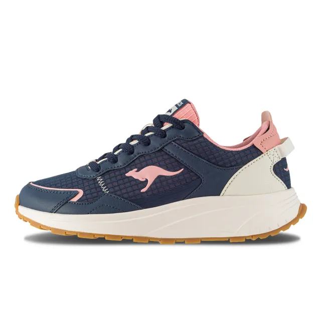 【KangaROOS】雙11 女 ZEPHYR 2 機能輕量 運動鞋 休閒鞋 藏青/粉-KW32160(藏青/粉-KW32160)