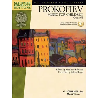 【Kaiyi Music 凱翊音樂】普羅科菲夫：為兒童的音樂 作品65 Prokofiev: Music for Children(Schirmer)