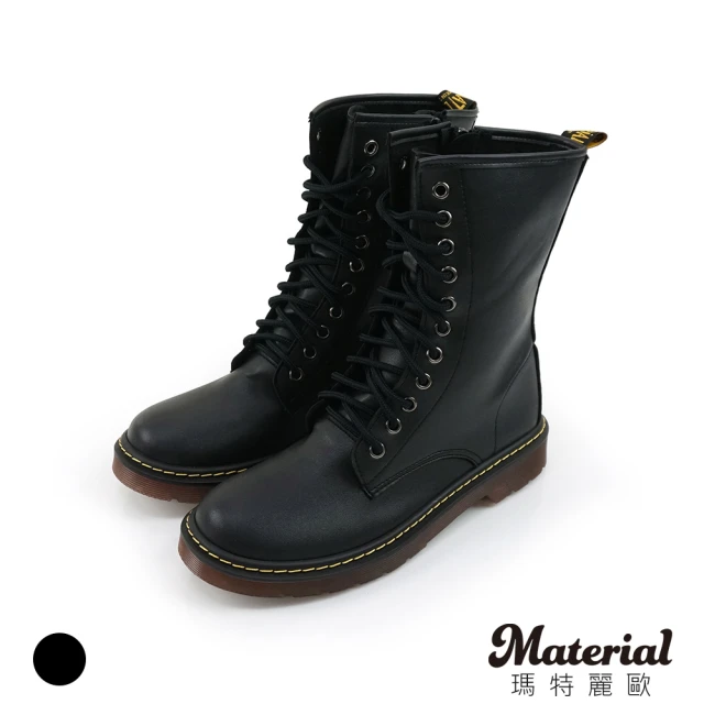 【MATERIAL 瑪特麗歐】女鞋 中筒靴 率性個性中筒靴  T50206(中筒靴)
