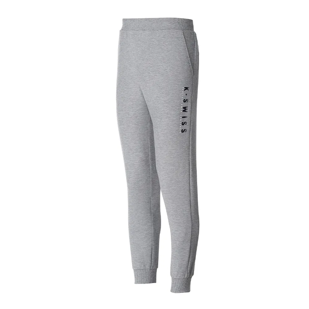 【K-SWISS】運動休閒長褲 Sweat Pants-男-灰(108058-034)