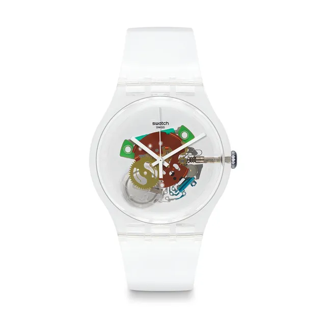 【SWATCH】New Gent 原創系列手錶 RANDOM GHOST 男錶 女錶 手錶 瑞士錶 錶(41mm)