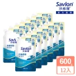 【Savlon 沙威隆】抗菌保濕沐浴乳補充包 12入組(600gx12)