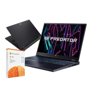 【Acer】M365組★18吋i9 RTX電競筆電(Predator/PH18-71-91CF/i9-13900HX/32G/2T SSD/RTX4080/W11)