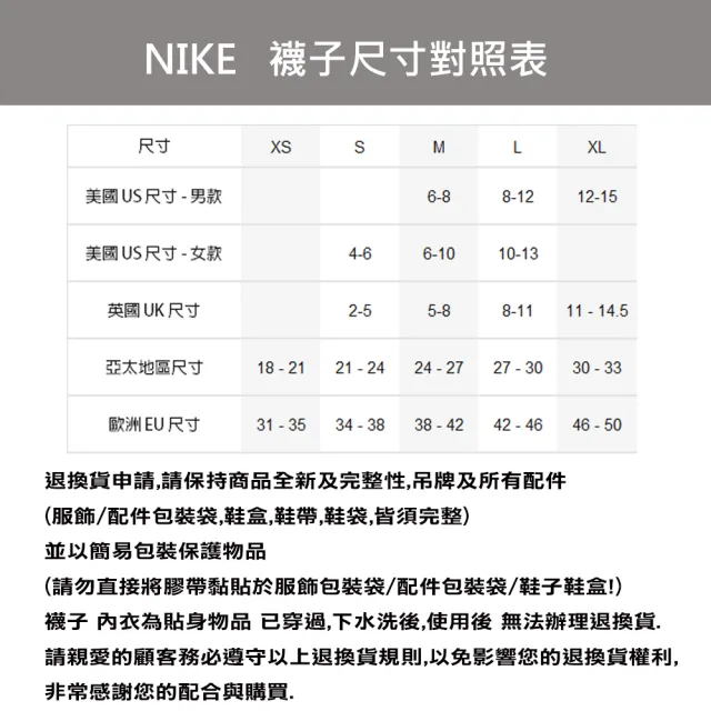 【NIKE 耐吉】襪子 短襪 運動襪 3雙組 U NK NSW EVERYDAY ESSENTIAL AN 白 DX5074-911