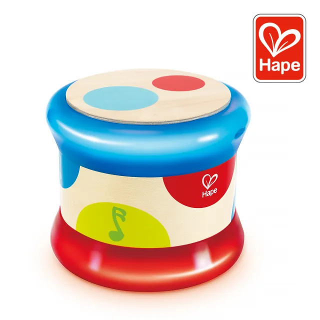 【Hape】滾滾樂電子音樂鼓(木製玩具/木頭玩具/彌月禮/生日禮)