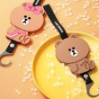 【LINE FRIENDS】熊大兔兔莎莉造型車用椅背掛鉤(免拆頭枕 汽車收納)