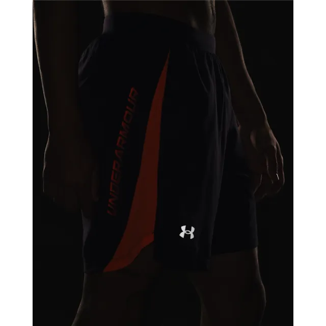 【UNDER ARMOUR】UA 男 LAUNCH 7吋運動短褲 _1376583-541(燕尾紫)