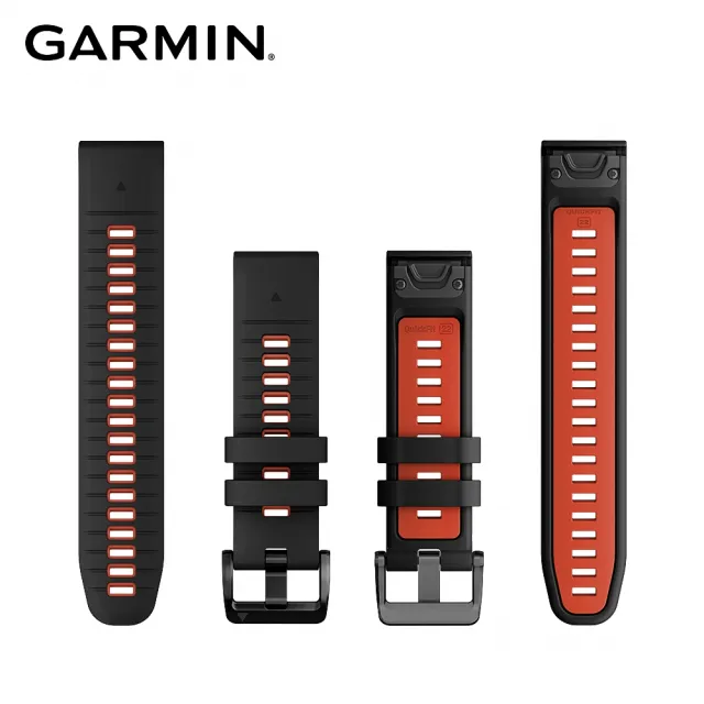 【GARMIN】QuickFit 22mm 雙色矽膠錶帶