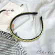 【卡樂熊】簡約辮子細紋造型髮箍(平價飾品髮箍)