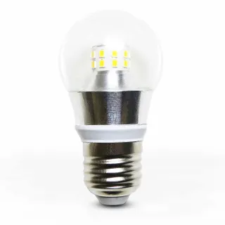 【KISS QUIET】5W 超廣角 E27 LED燈泡全電壓 白光/黄光-12入(崁燈 燈管 LED燈泡 吸頂燈)