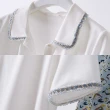 【MsMore】法式白色優雅POLO衫舒適短袖短版顯瘦上衣#117469(白)
