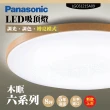 【Panasonic 國際牌】LED吸頂燈-六系列-木眶-LGC61215A09(日本製造、原廠保固、調光調色、增亮模式)