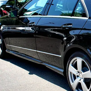 【IDFR】Benz 賓士 E W212 2009~2013 鍍鉻銀 車門飾條 車身飾條(車身飾條 車門飾條 門邊飾條)