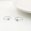 【Niloe】鑽石造型純銀尾戒 指耀華麗 組合戒系列 女款創新設計(925純銀 尾戒 對戒 多尺寸)
