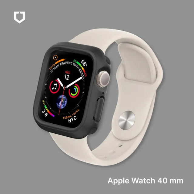 【RHINOSHIELD 犀牛盾】Apple Watch SE2/6/SE/5/4共用 40mm CrashGuard NX模組化防摔邊框手錶保護殼