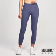 【Mollifix 瑪莉菲絲】3D修身多功能訓練褲、瑜珈服、Legging(鳶尾紫)