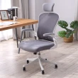 【Akira】透氣椅背雙枕加厚坐墊電腦椅(護腰系列/椅子/辦公椅/桌椅/人體工學椅/電競椅/網椅/透氣)