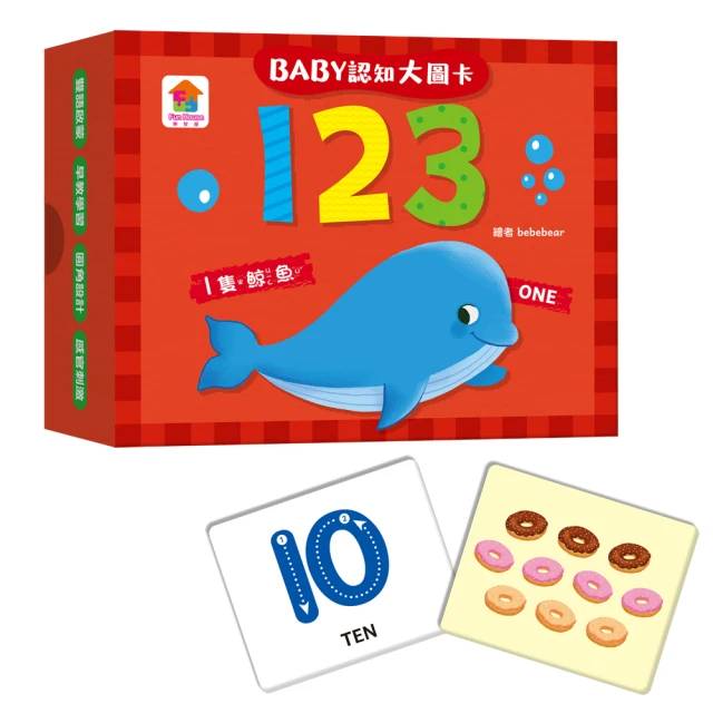 BABY 認知大圖卡：123