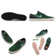 【NIKE 耐吉】滑板鞋 SB Zoom Janoski OG+ 男鞋 綠 黑 麂皮 休閒鞋(DV5475-300)