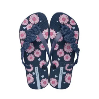 【IPANEMA】女鞋　LOLITA FLORAL　藍/藍/薔薇粉　型號：26528(巴西品牌、巴西拖鞋、人字拖、夾腳拖)