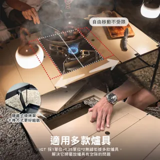 【荒野酋長】荒野戰術積木桌 旗艦組(戰術積木桌 WILD CHIEF 組合桌 拼接桌 輕量桌 露營 逐露天 下)