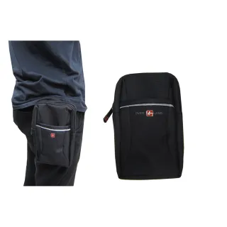 【OverLand】腰包小容量外掛二層主袋可5.5寸手機防水包 尼龍布隨身包工作袋可穿過皮帶外掛