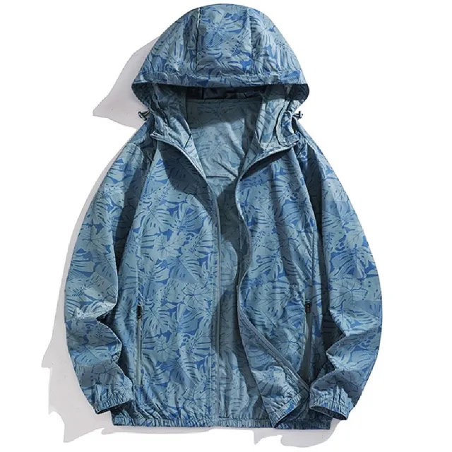 【巴黎精品】現貨+預購 防曬外套速乾冰絲連帽外套(男女防曬衣4色a1bq22)