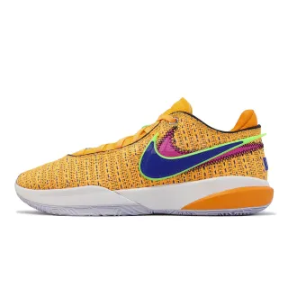 【NIKE 耐吉】籃球鞋 LeBron XX EP Laser Orange 橘金 藍 男鞋 氣墊 LBJ 詹姆斯(DJ5422-801)