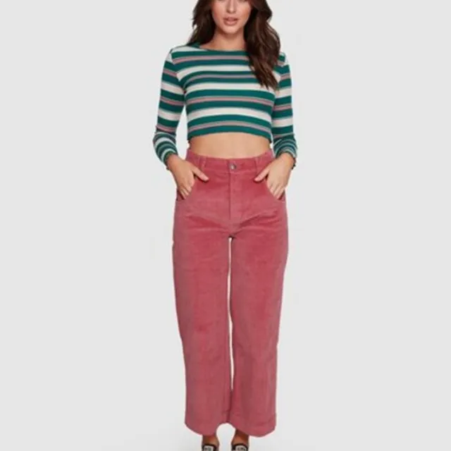【BILLABONG】BILLABONG SOUL PANT 休閒長褲 水洗紅 休閒(6508407RT5)