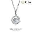 【CTJ】GIA 30分 D/I1 18K金 閃耀鑽石項鍊