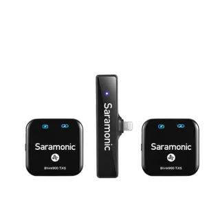【Saramonic 楓笛】Blink900 S4 TXS+TXS+RXDI 一對二無線麥克風系統(勝興公司貨)