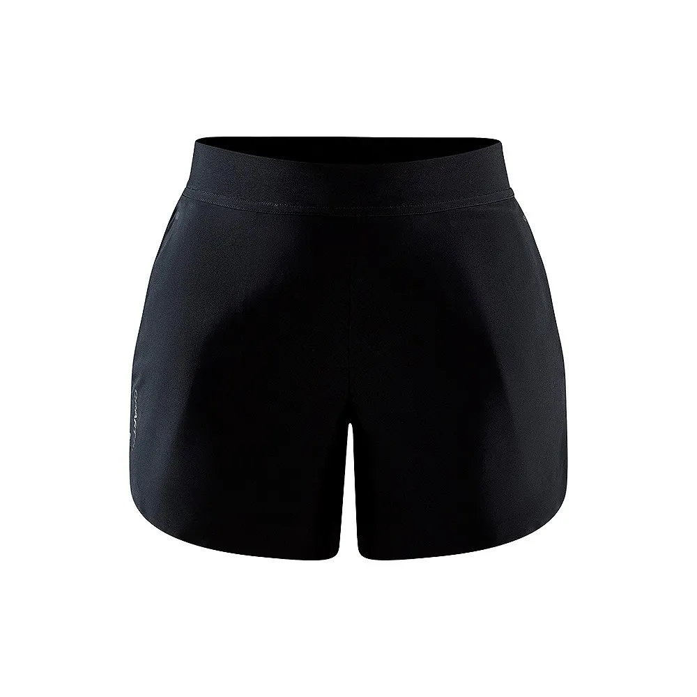 【CRAFT】女 ADV ESSENCE 5 STRETCH SHORTS W BLACK 運動短褲(1910759-999000)