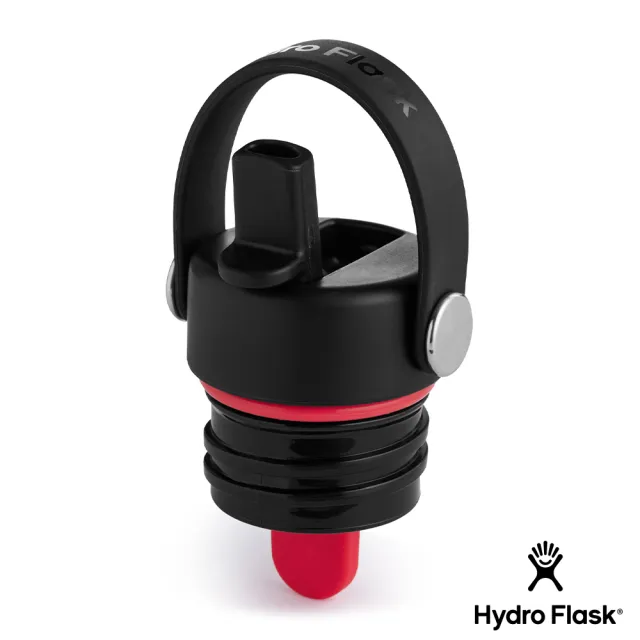 【Hydro Flask】標準口提環型吸管瓶蓋(時尚黑)