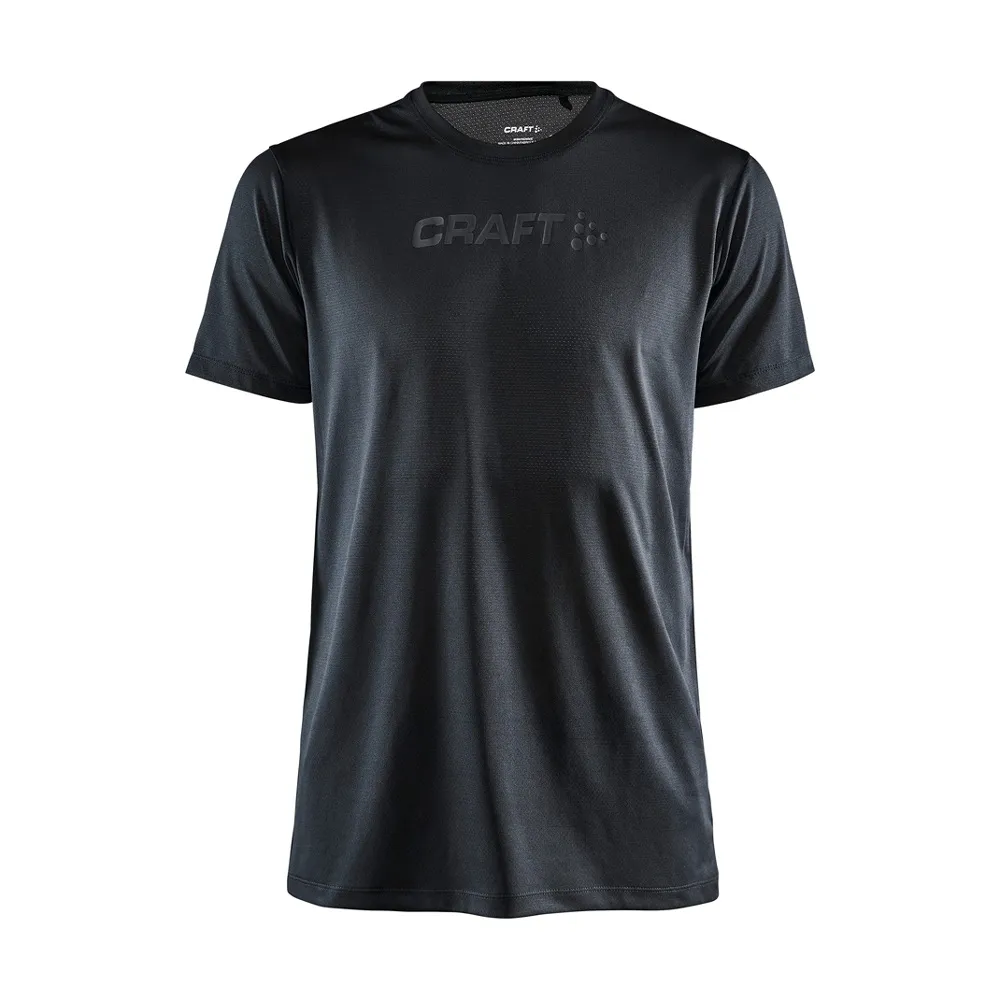 【CRAFT】男 CORE ESSENCE SS MESH TEE M BLACK 運動上衣(1908786-999000)