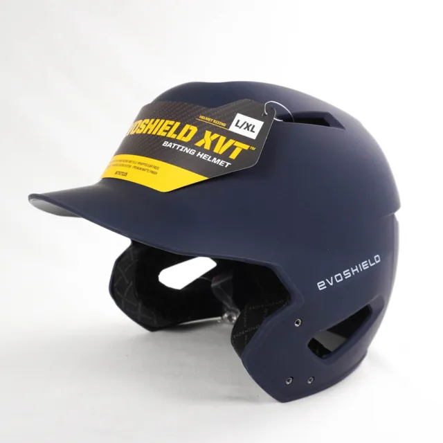 【LOUISVILLE】EVO XVT 打擊頭盔 硬式棒球 安全 防護 舒適 包覆 通風 不悶熱 霧面 深藍(WTV7115NA)
