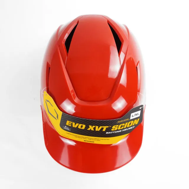 【LOUISVILLE】EVO XVT Scion 打擊頭盔 硬式棒球 安全 防護 舒適 包覆 亮面 紅(WTV7010SC)